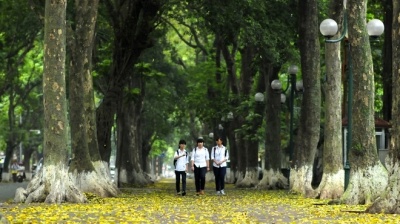 Con đường lãng mạn ở Hà Nội