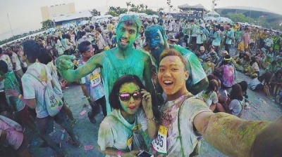 Giới trẻ Đà Nẵng 'quậy' hết mình trong lễ hội Color Me Run