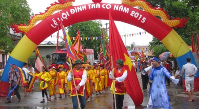 Tục thi 'ông Voi' ở đình Trà Cổ