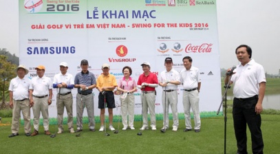 Giải golf Vì trẻ em Việt Nam 2016 thành công tốt đẹp