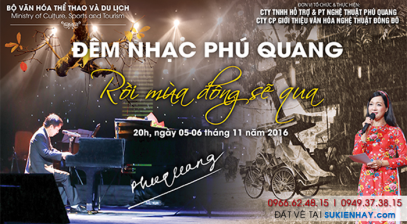 Đêm nhạc Phú Quang 2016: Rồi mùa đông sẽ qua