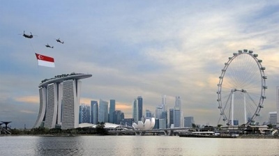 Ngắm Singapore thật khác từ vòng đu quay khổng lồ