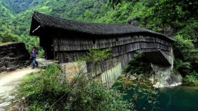 Vẻ đẹp cổ kính của cây cầu gỗ 1000 năm tuổi